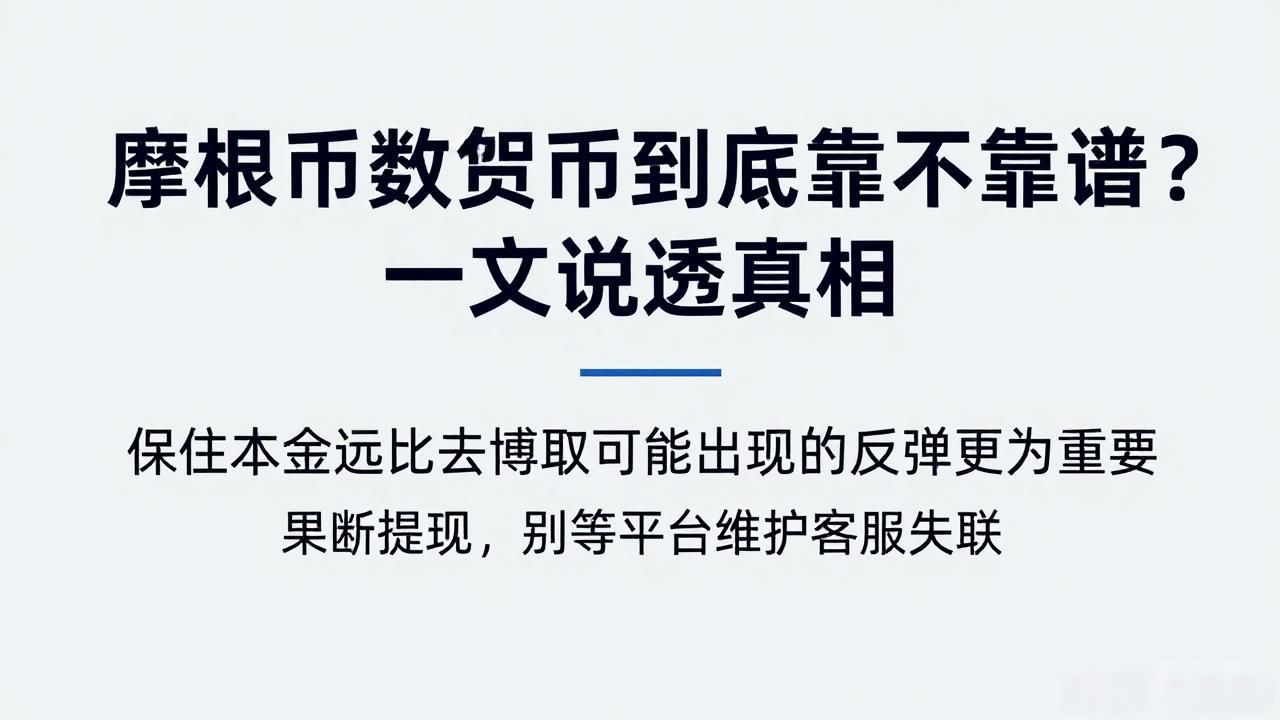 摩根币数字货币到底靠不靠谱？一文说透真相