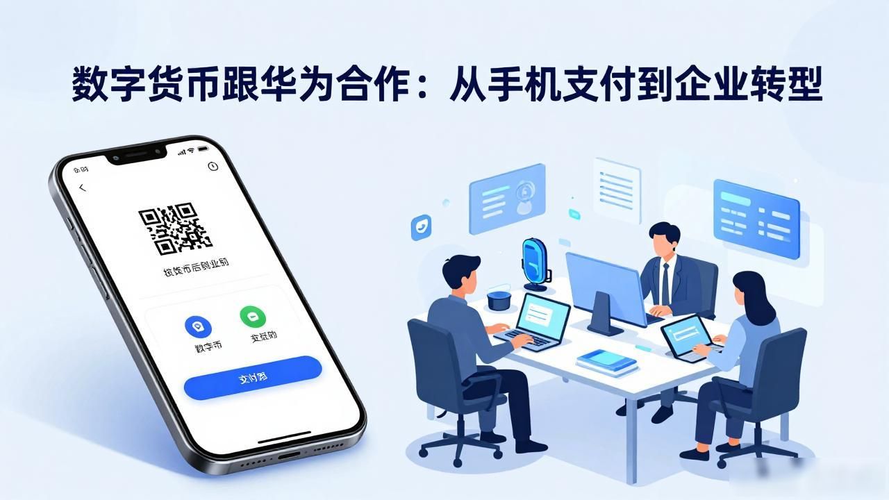 数字货币跟华为合作：从手机支付到企业转型