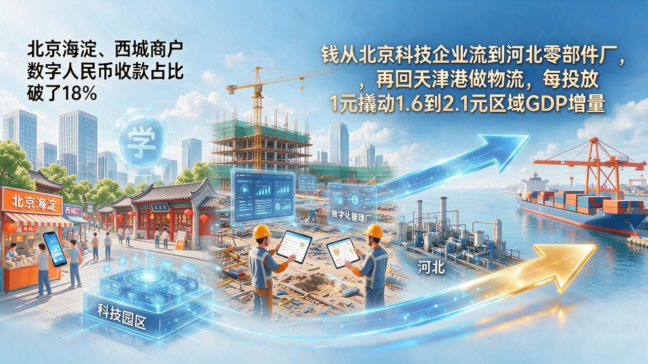 京津冀数字货币乘数_数字人民币京津冀试点_数字货币乘数京津冀经济影响