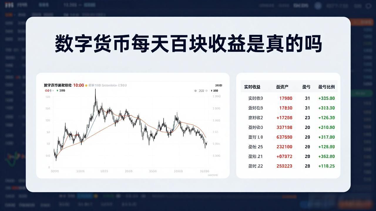 数字货币每天几百块收益是真的吗