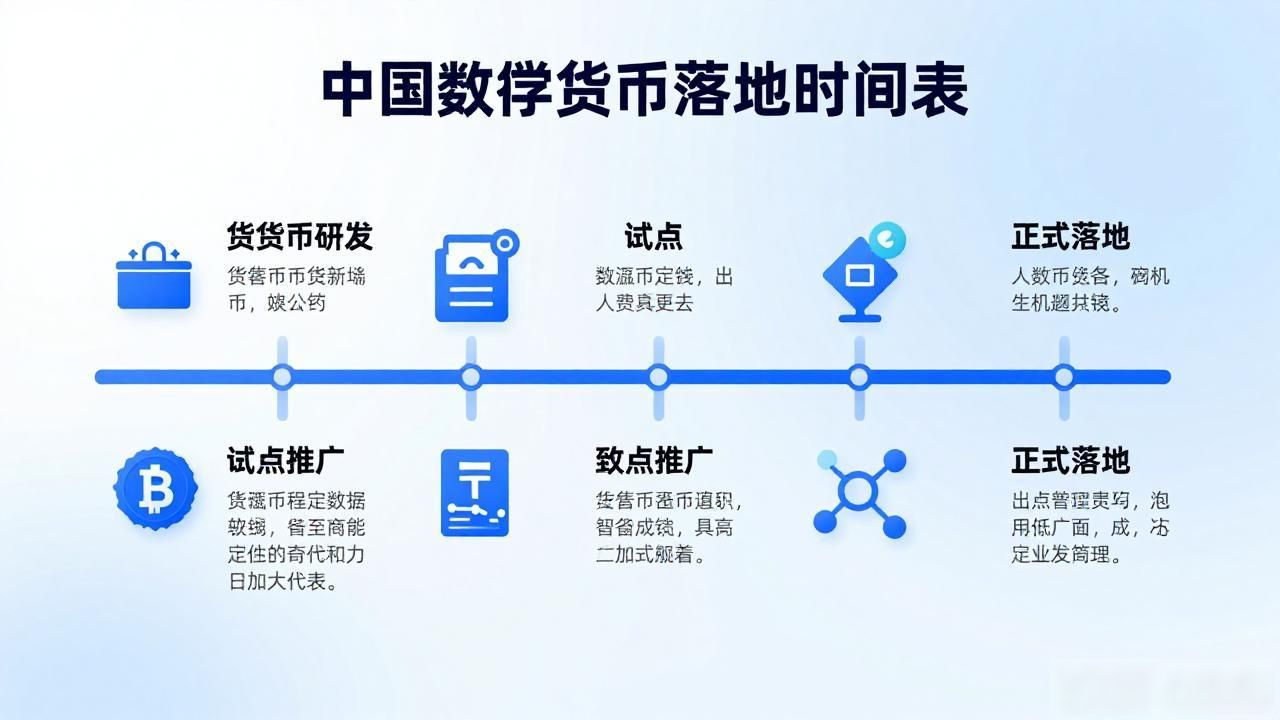 中国数字货币落地时间表，现在进展到哪一步了