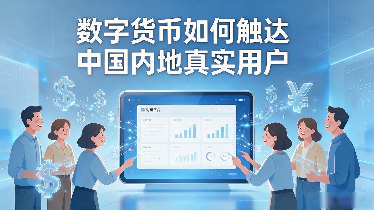 数字货币如何触达中国内地真实用户
