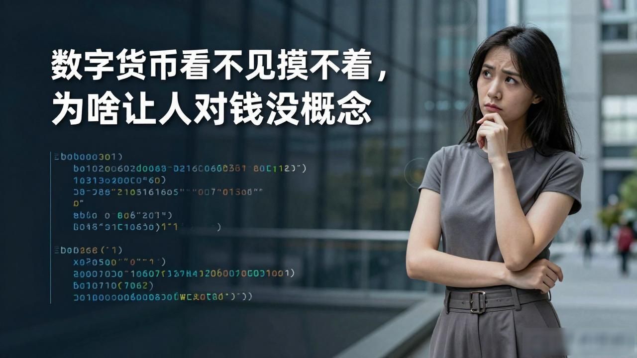 数字货币看不见摸不着，为啥让人对钱没概念