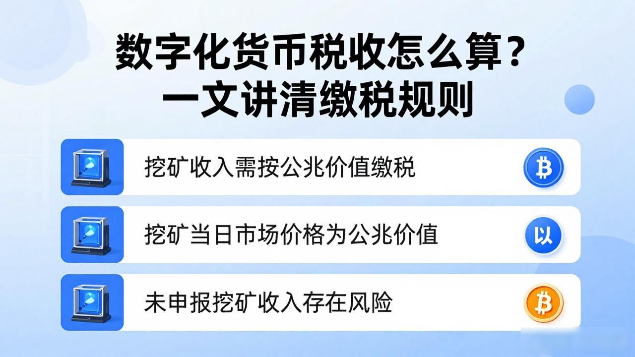 数字化货币税收怎么算？一文讲清缴税规则