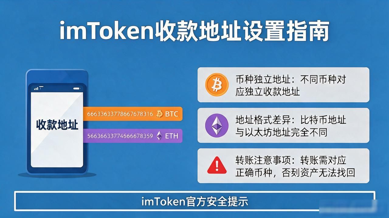 imToken钱包如何添加和设置收款地址
