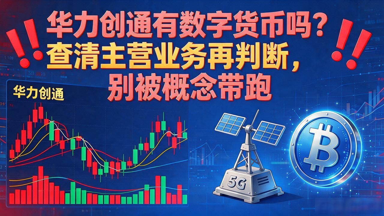 华力创通有数字货币吗？查清主营业务再判断，别被概念带跑