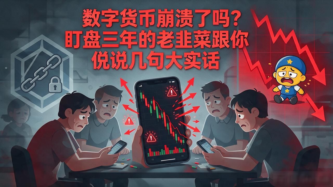 数字货币崩溃了吗？盯盘三年的老韭菜跟你说几句大实话