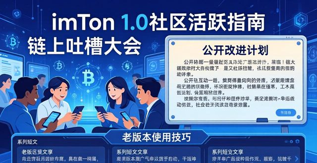 怎么让imToken 1.0版社区更热闹？3个实用方法