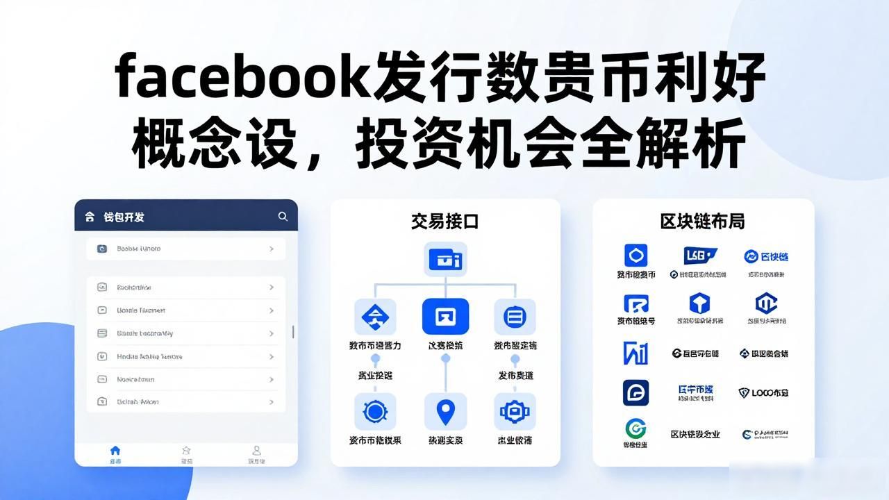 facebook发行数字货币利好概念股，投资机会全解析