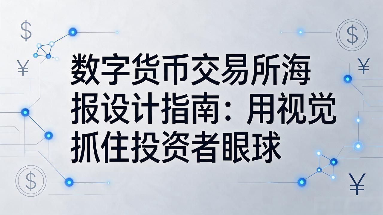 数字货币交易所海报设计指南：用视觉抓住投资者眼球
