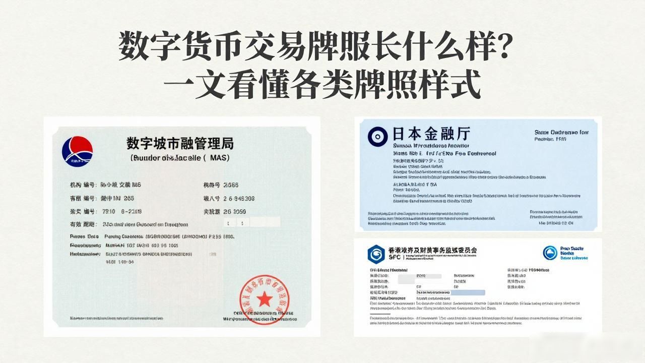 数字货币交易牌照长什么样？一文看懂各类牌照样式