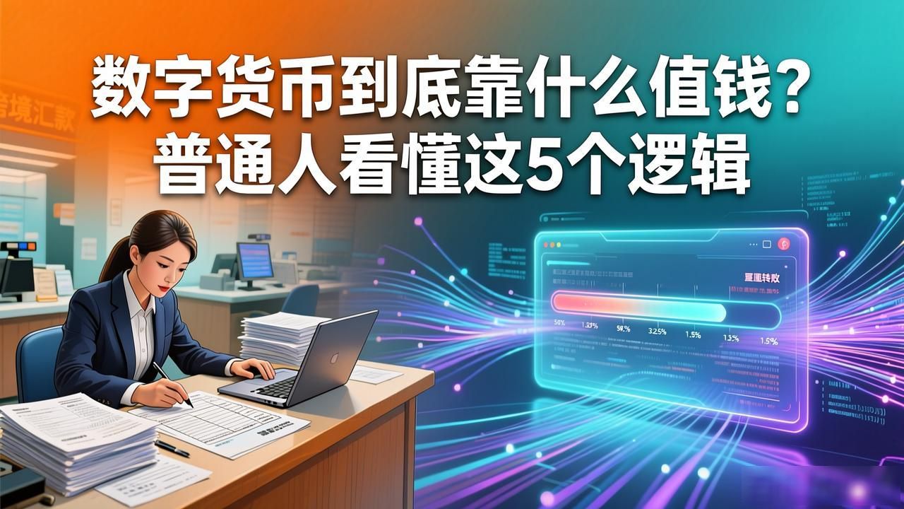 数字货币到底靠什么值钱？普通人看懂这5个逻辑