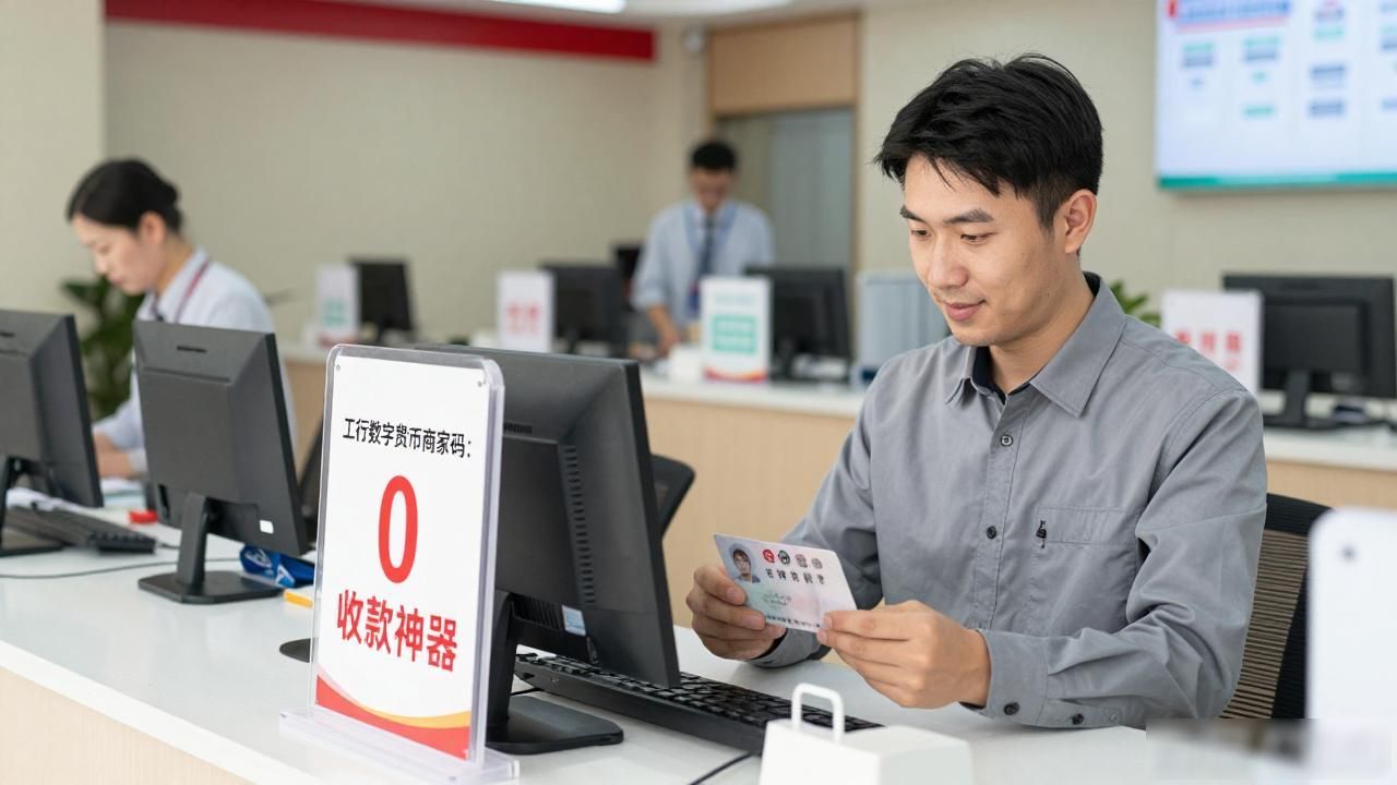 工行数字货币商家码：0手续费开店收款神器