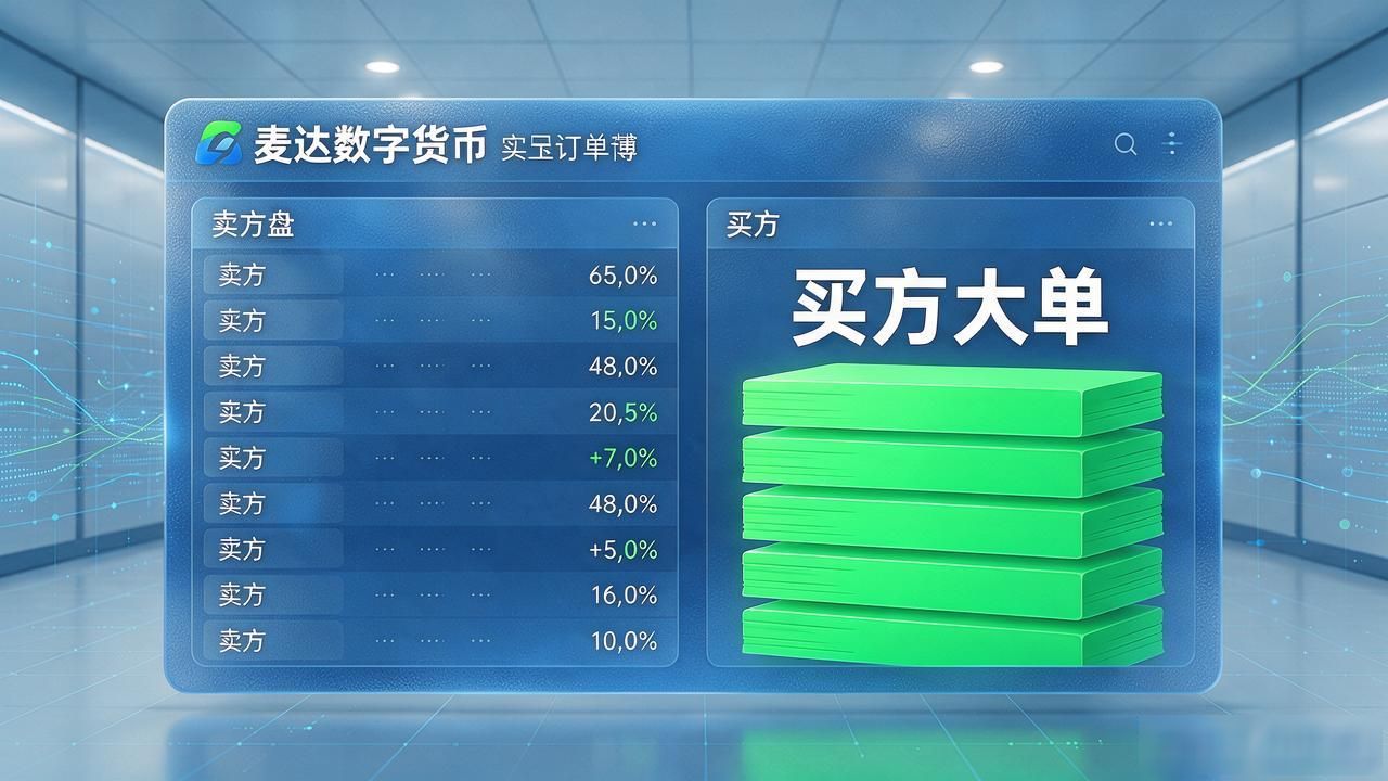 麦达数字货币大单解读：机构进场的信号？