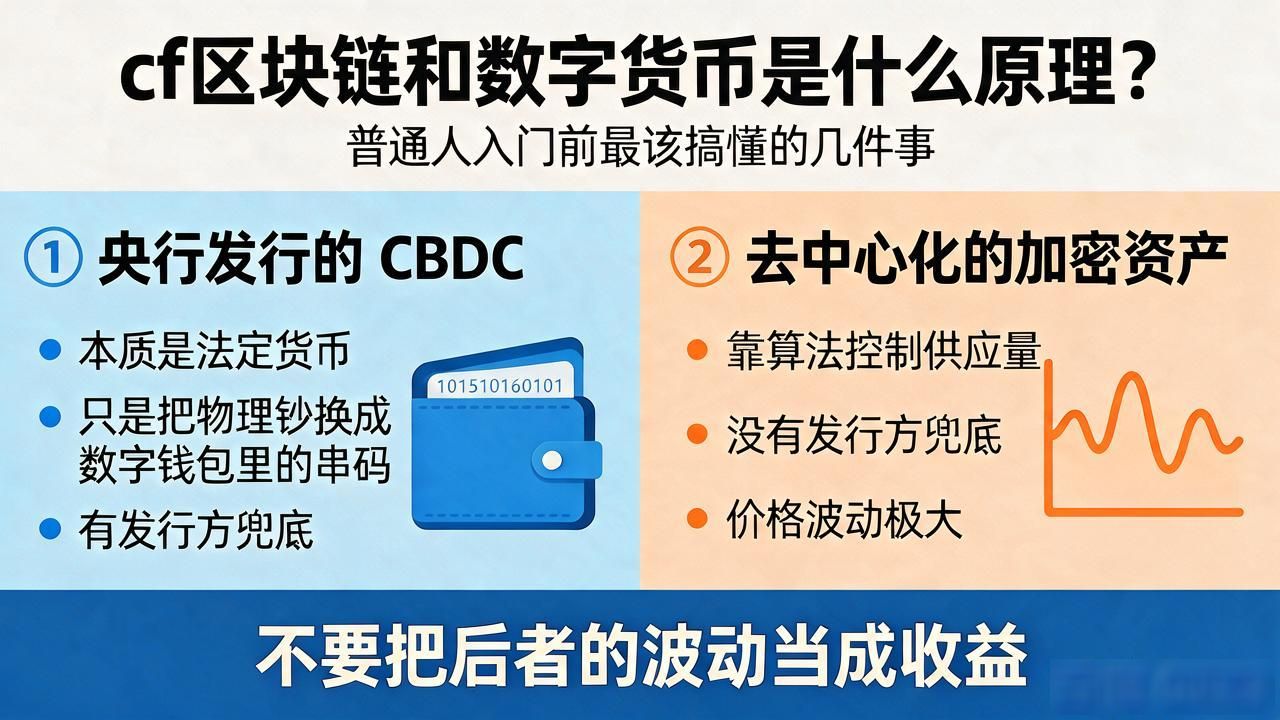 cf区块链和数字货币是什么原理？普通人入门前最该搞懂的几件事