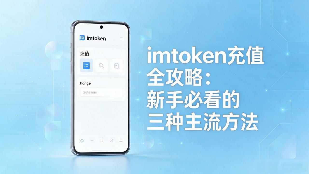 imtoken充值全攻略：新手必看的三种主流方法