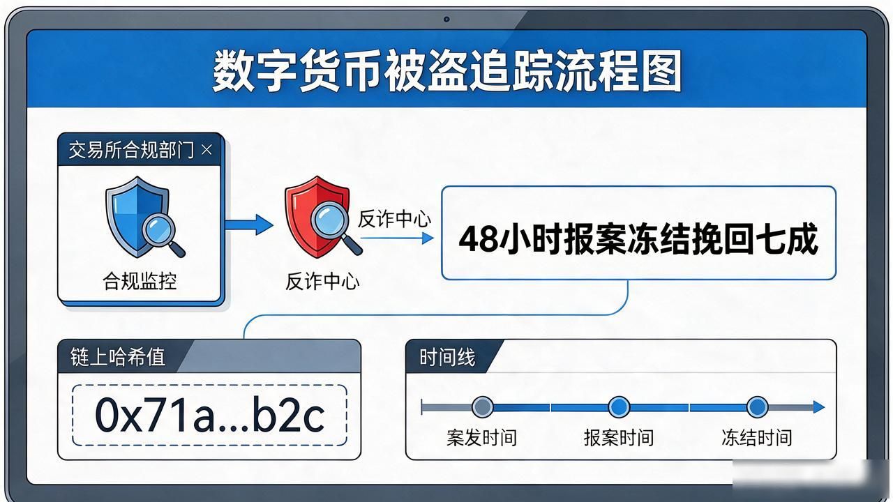 数字货币被盗如何追踪资金流向_中心化交易所追回被盗加密货币流程_数字货币被盗如何追踪