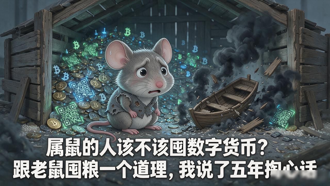 属鼠的人该不该囤数字货币？跟老鼠囤粮一个道理，我说了五年掏心话