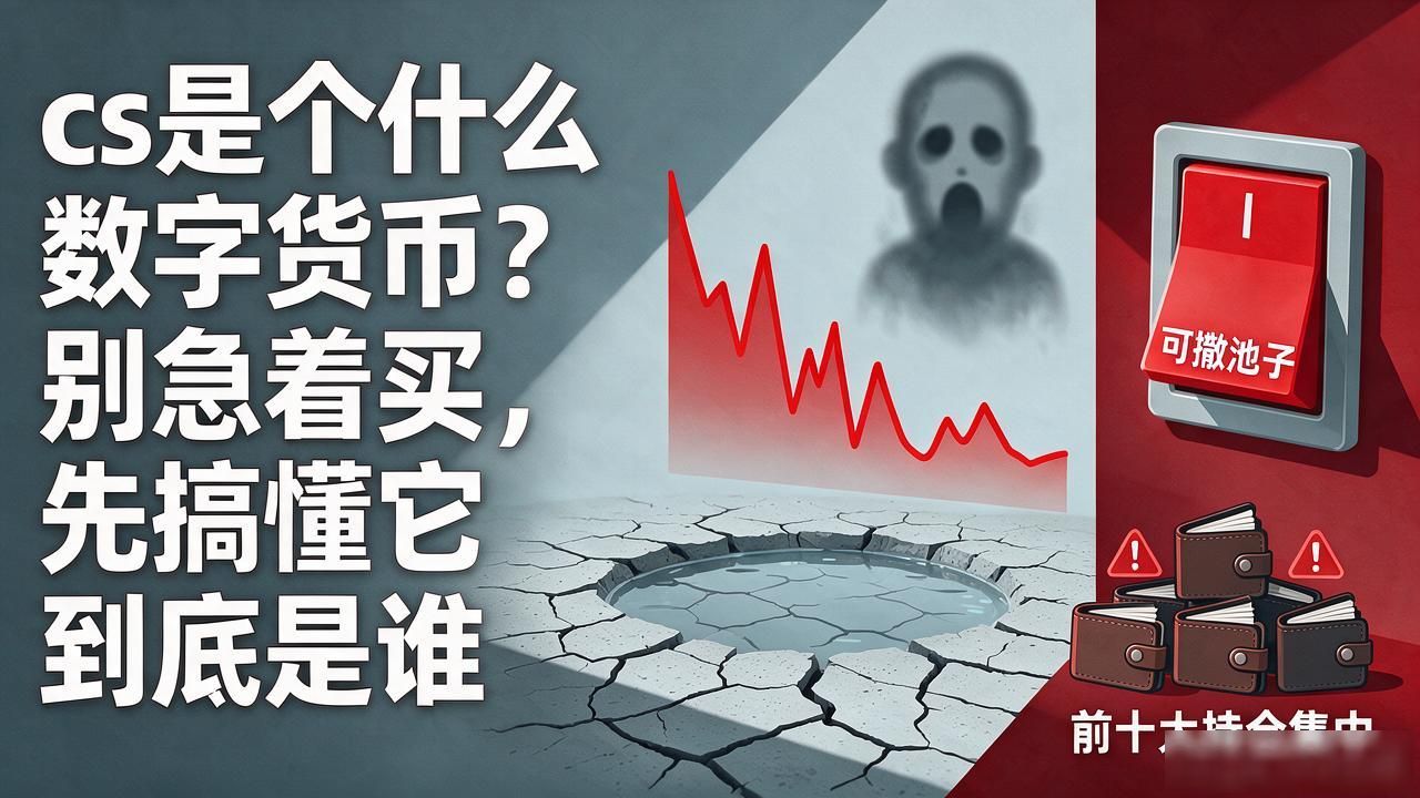 cs是个什么数字货币？别急着买，先搞懂它到底是谁