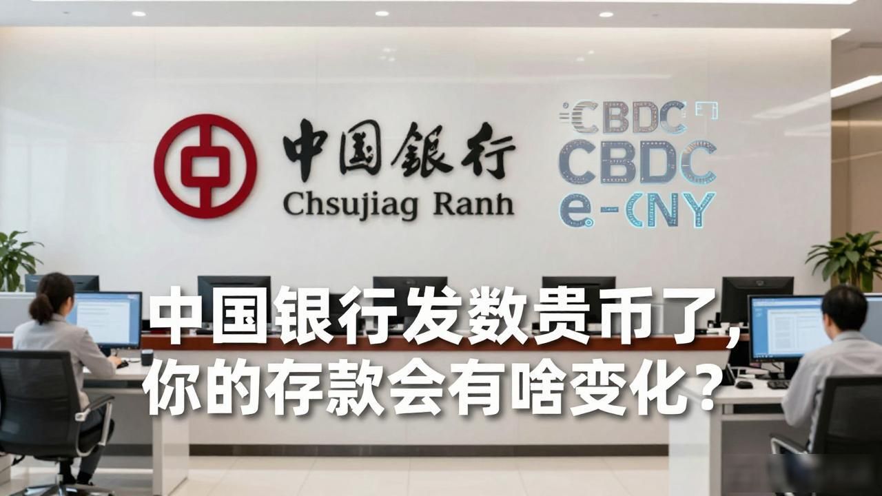 中国银行发数字货币了，你的存款会有啥变化？