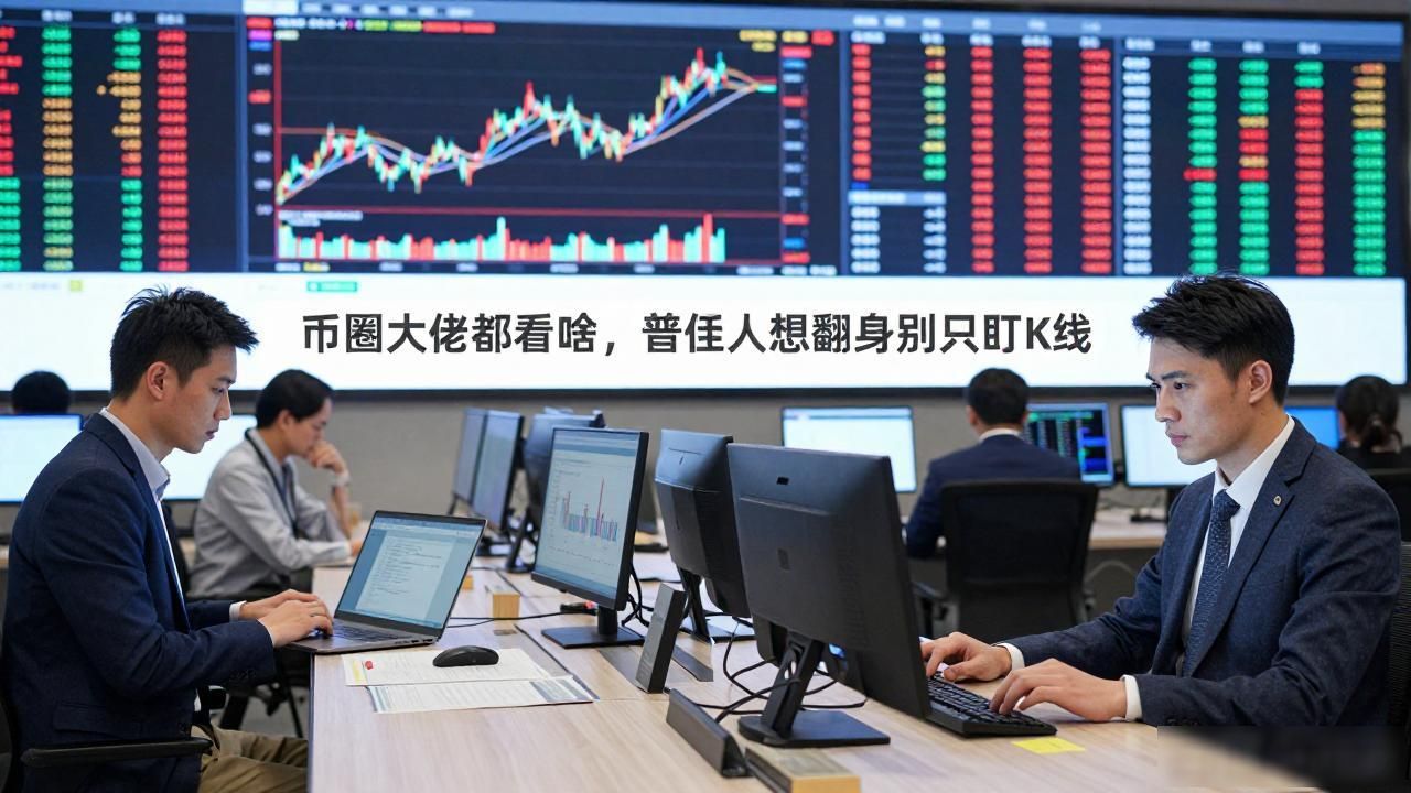 币圈大佬都看啥，普通人想翻身别只盯K线