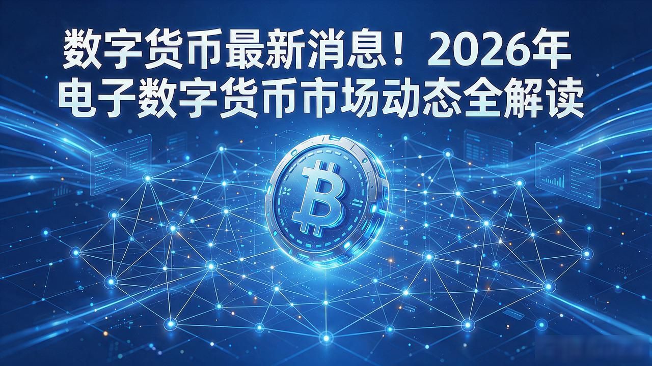 数字货币最新消息！2026年电子数字货币市场动态全解读