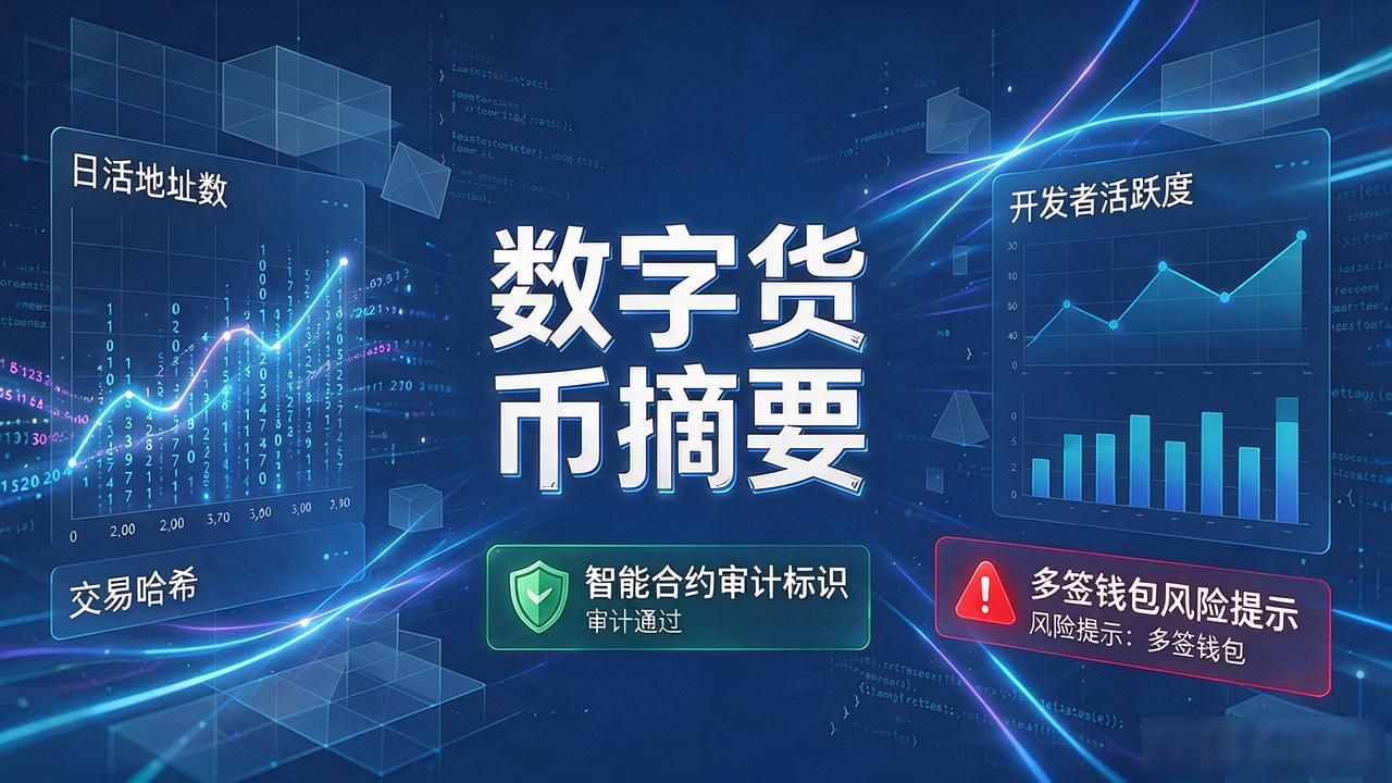 数字货币摘要投资入门_数字货币摘要_摘要作为资产名片