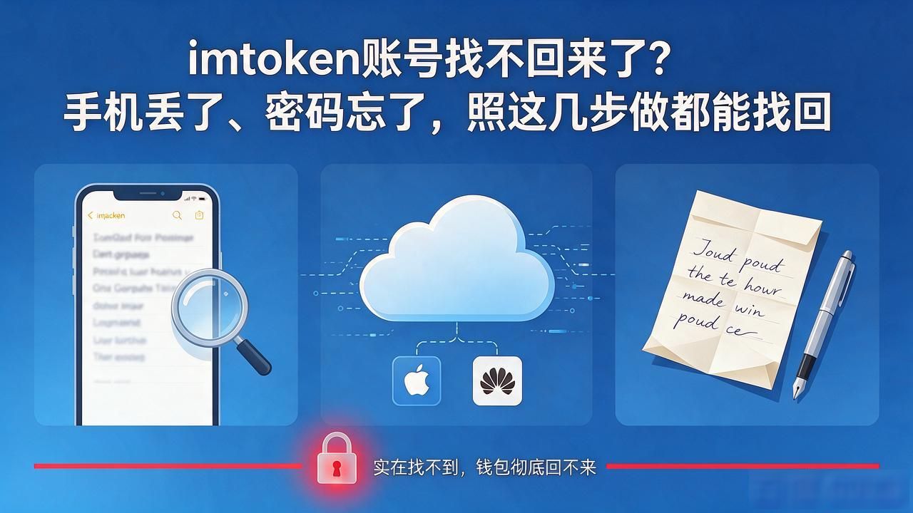 imtoken助记词找回_imtoken怎么找回账号_imtoken钱包恢复教程
