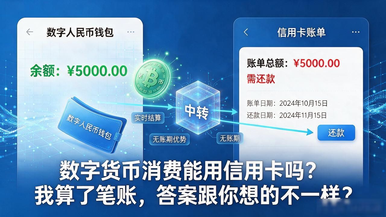 数字货币消费能用信用卡吗？我算了笔账，答案跟你想的不一样