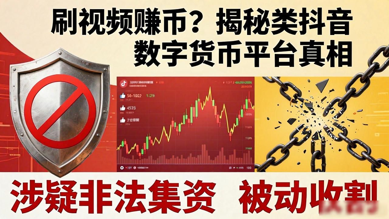 刷视频赚币？揭秘类抖音数字货币平台真相