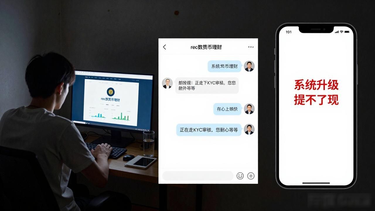 rec数字货币理财到底能不能赚钱，被坑了八万的我来掏心窝说几句