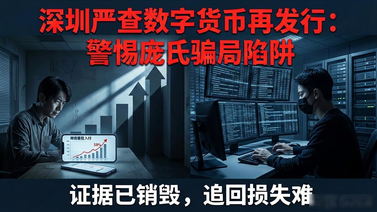 深圳严查数字货币再发行：警惕庞氏骗局陷阱