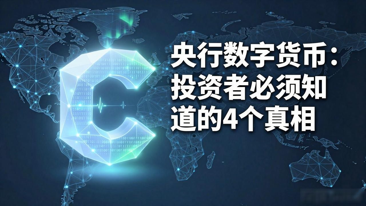 央行数字货币：投资者必须知道的4个真相