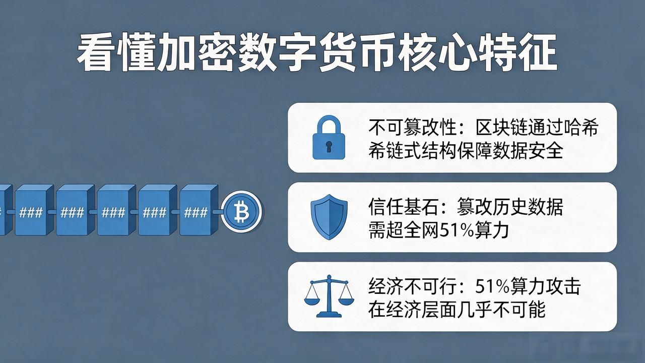 看懂加密数字货币：基本特征与核心逻辑