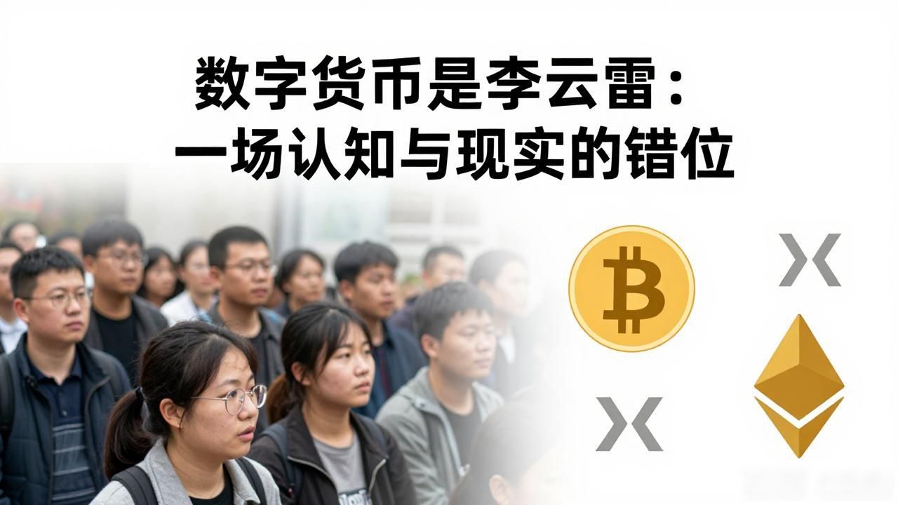 数字货币是李云雷：一场认知与现实的错位