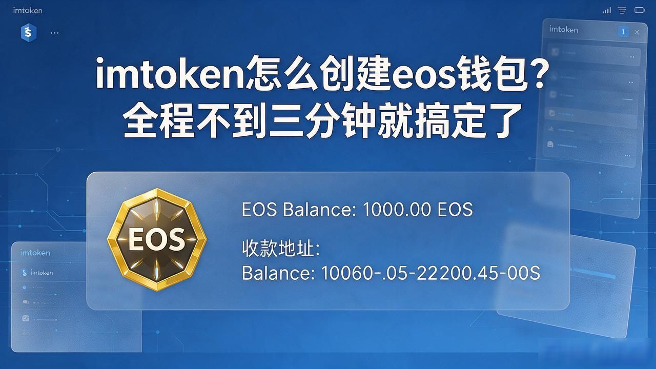 imtoken添加eos资产教程_imtoken管理eos钱包_imtoken怎么创建eos钱包