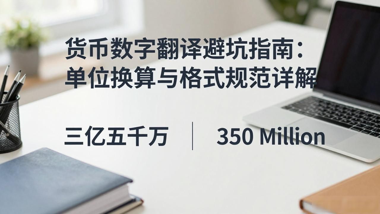 货币数字怎样翻译_跨国财务数据数字翻译_外贸合同数值单位命名规则差异