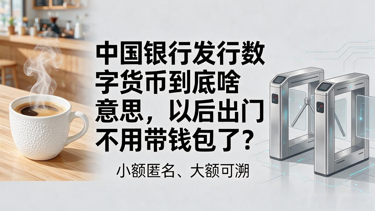 中国银行发行数字货币到底啥意思，以后出门不用带钱包了？