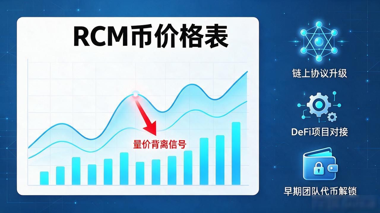RCM币价格表怎么看？最新行情与走势全解析