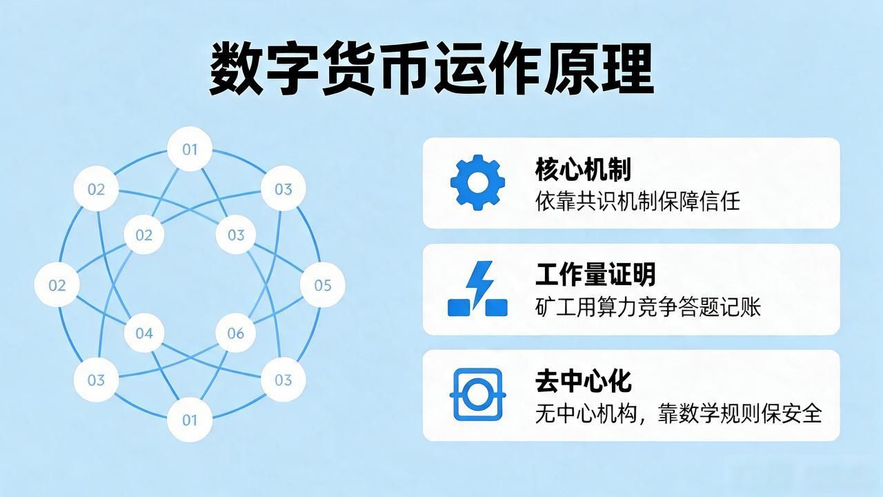 数字货币到底是怎么运作的？别被那些术语绕晕，一次给你讲透