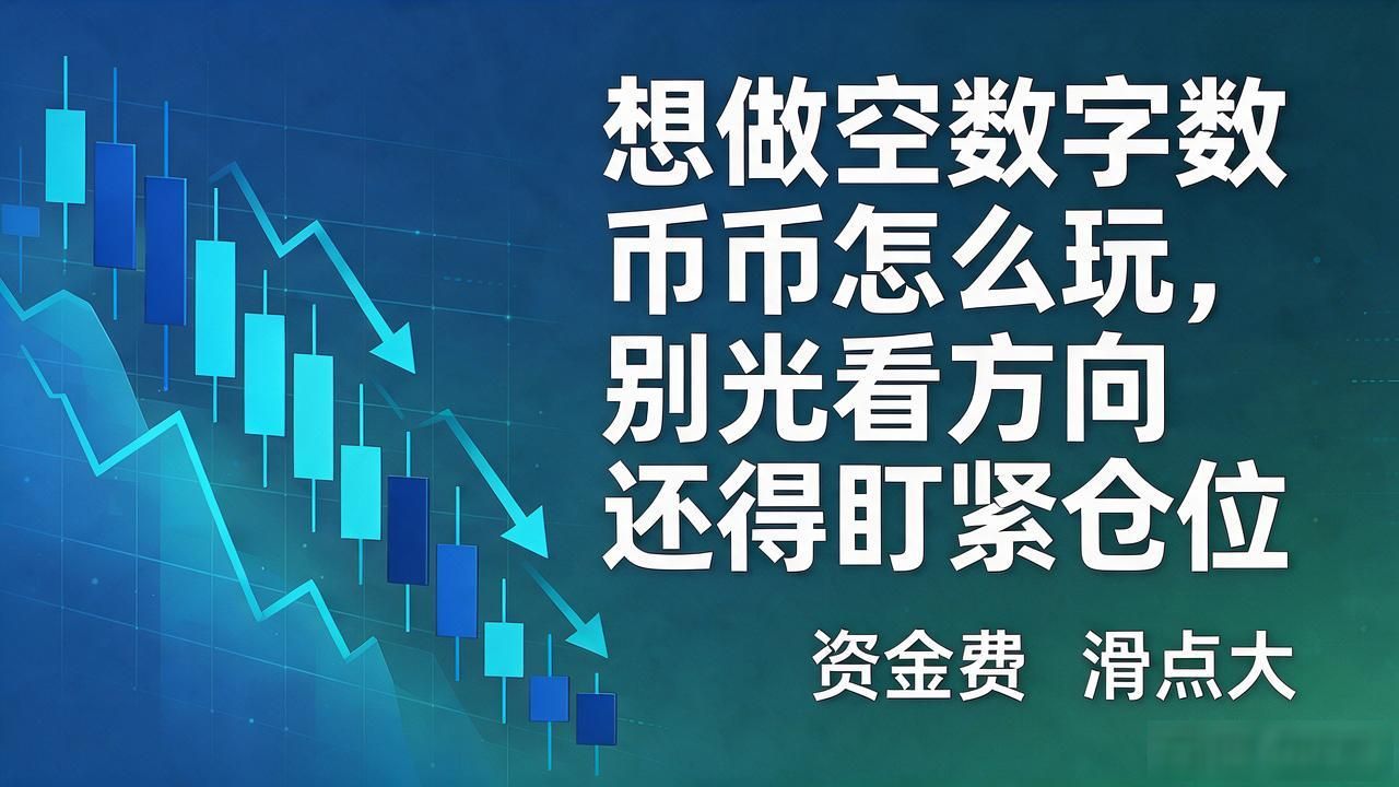 想做空数字货币怎么玩，别光看方向还得盯紧仓位