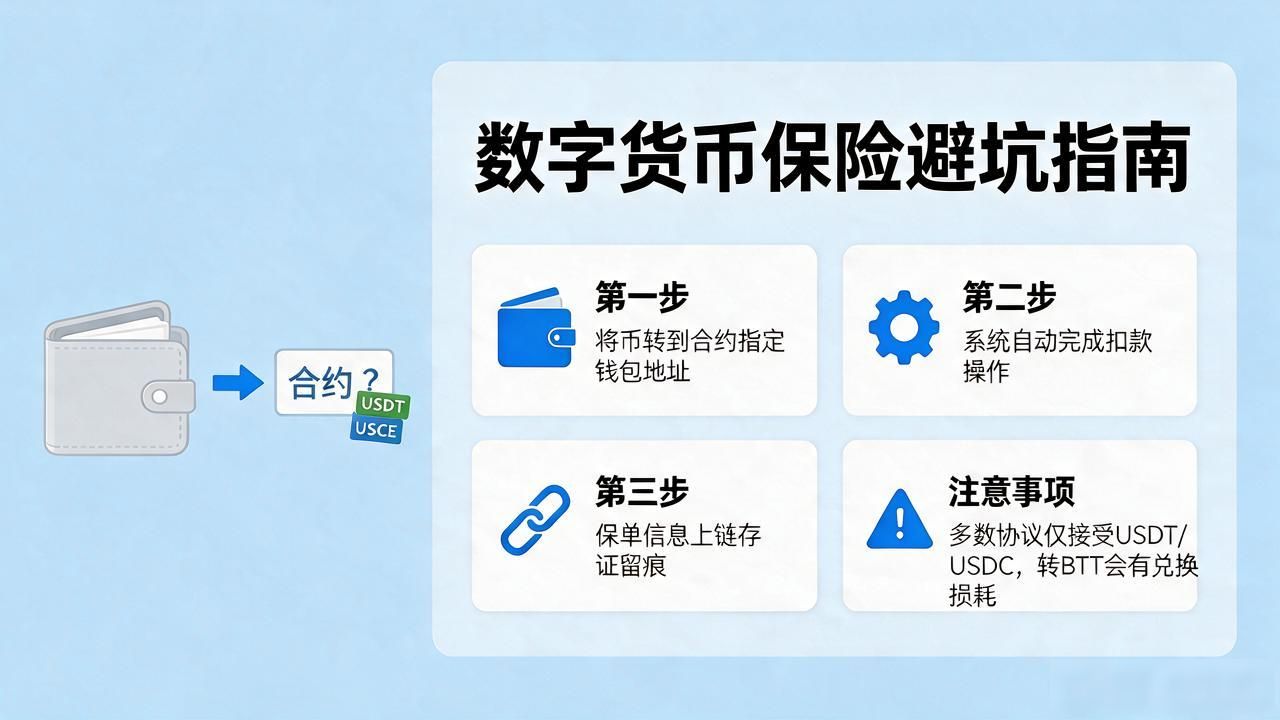 数字货币买保险，别交智商税！这几步操作必须搞懂