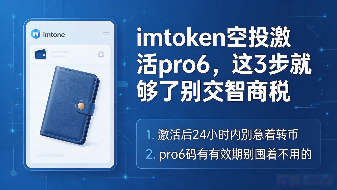 imtoken空投激活pro6步骤_imtoken空投激活pro6教程_imtoken空投激活pro6