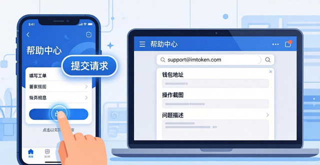 imToken钱包出问题怎么办？App里找帮助中心或提交工单