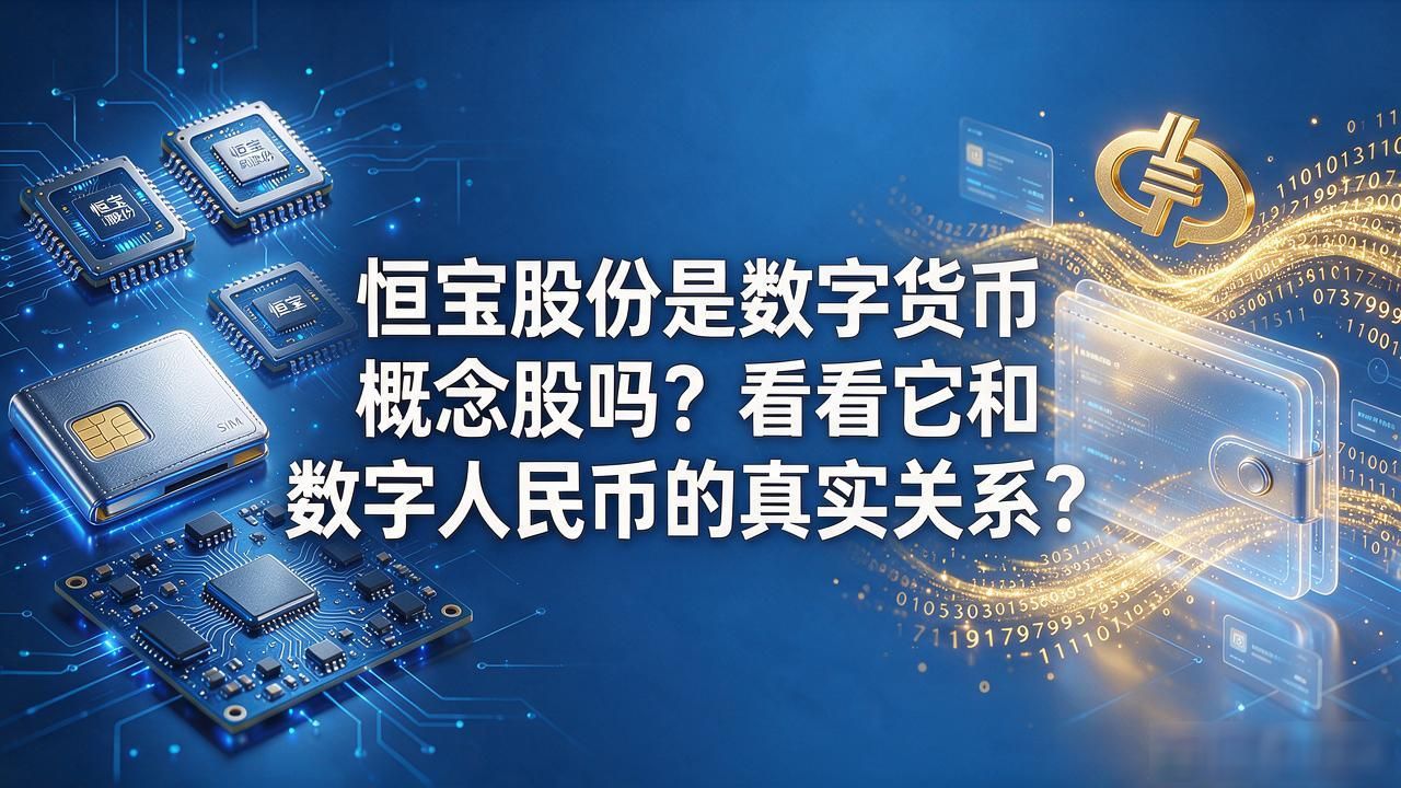 恒宝股份是数字货币概念股吗？看看它和数字人民币的真实关系