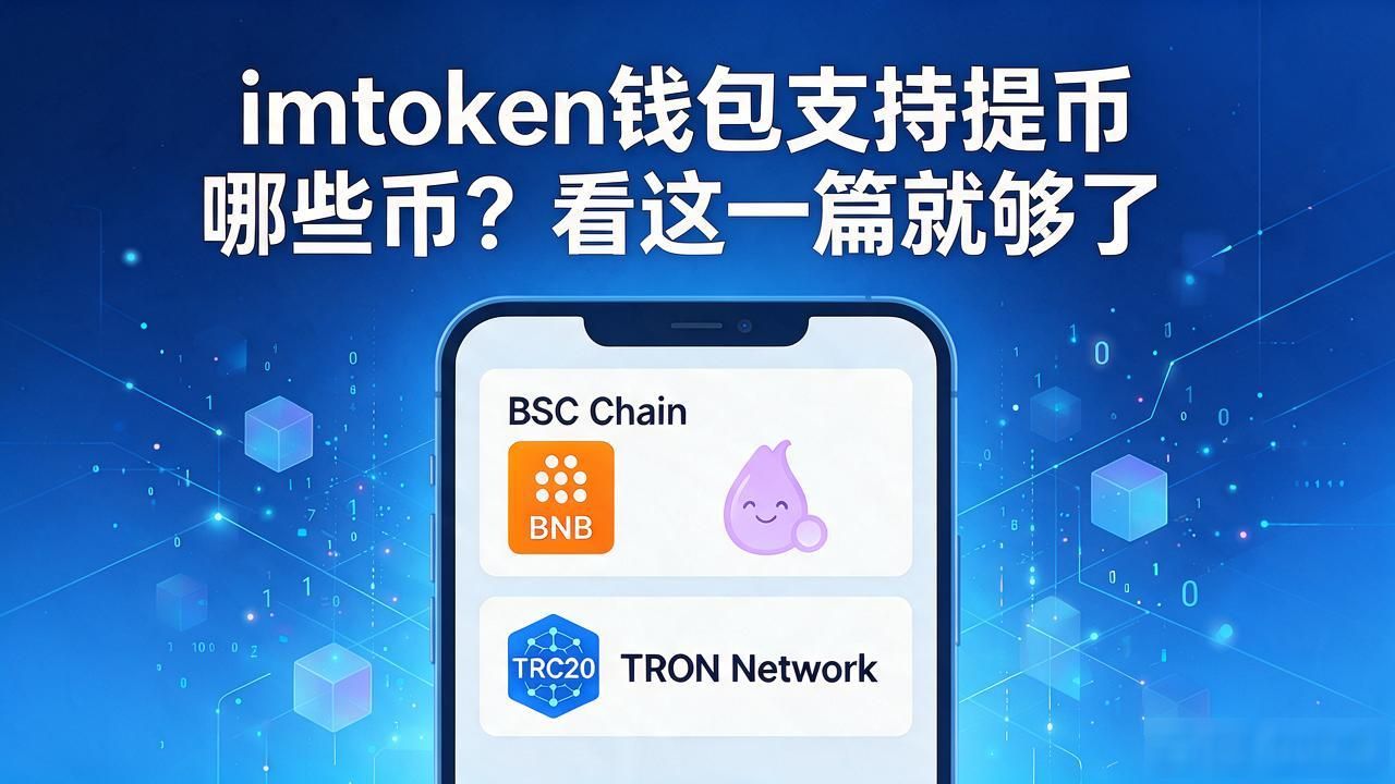 imToken提币时如何选择公链网络_imToken支持提币的加密货币类型_imtoken钱包能提的币