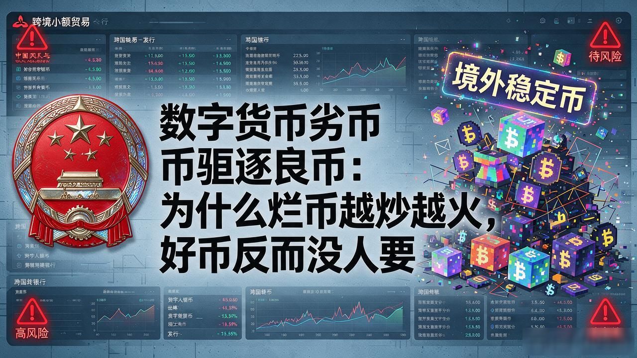 数字货币劣币驱逐良币：为什么烂币越炒越火，好币反而没人要