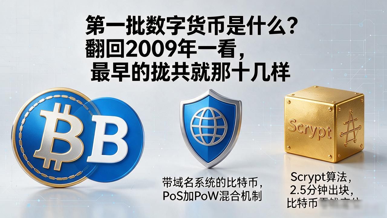 第一批数字货币有哪些_2009到2013年诞生的加密货币_第一批数字货币是什么