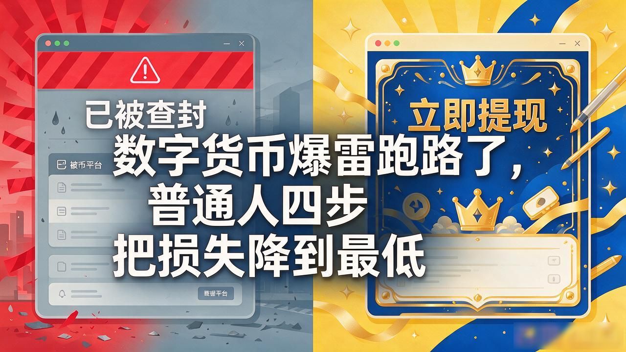 数字货币平台提现困难证据保全_平台爆雷应对措施黄金72小时_数字货币爆雷怎么处理