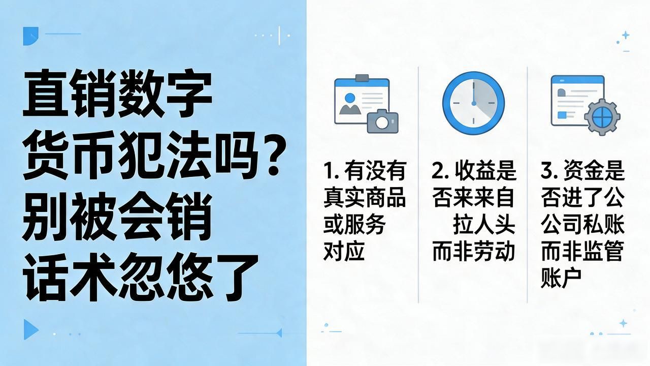 直销数字货币犯法吗？别被会销话术忽悠了
